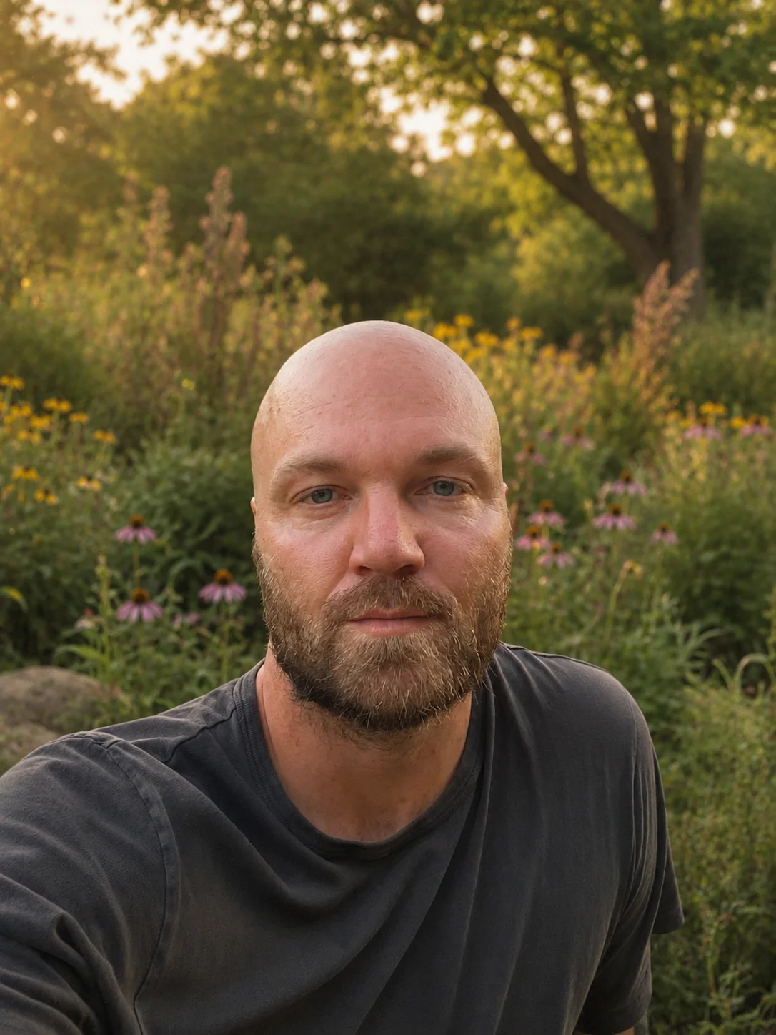 Derek, co-founder of Native Riot Gardens, Design & Installation